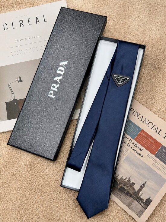 Other - Authentic Prada Blue Tie（Unisex）👔 Fashion accessories